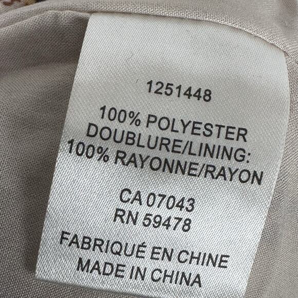 JOIE Skirt M Smocked Elastic Waist Tiered Floral Dot Lined Summer Spring Party‎ - Picture 10 of 10